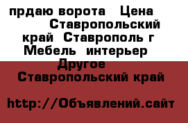 прдаю ворота › Цена ­ 5 000 - Ставропольский край, Ставрополь г. Мебель, интерьер » Другое   . Ставропольский край